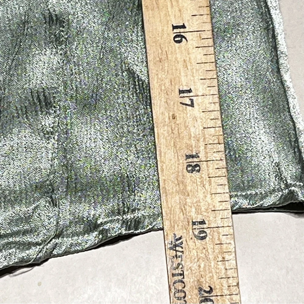 Zara Medium Light Green‎ Satin blouse - Picture 10 of 10